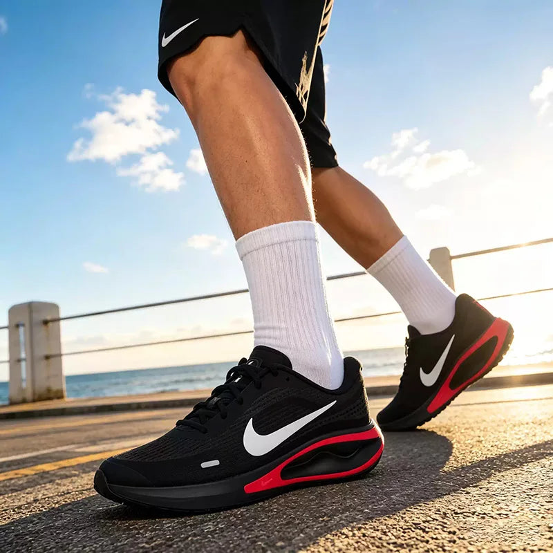 Scarpe da corsa Nike nere da uomo - Nuovo design estivo - Tomaia in mesh traspirante - Scarpe sportive casual da strada FN0228-013