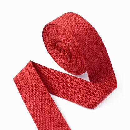 5 Metri 1.3mm 20-50mm Cotone Tessuti Nastro per Borsa Cinghia Zaino Etichetta Nastro Fascia Vestiti Bias Vincolante Accessori Per Cucire FAI DA TE