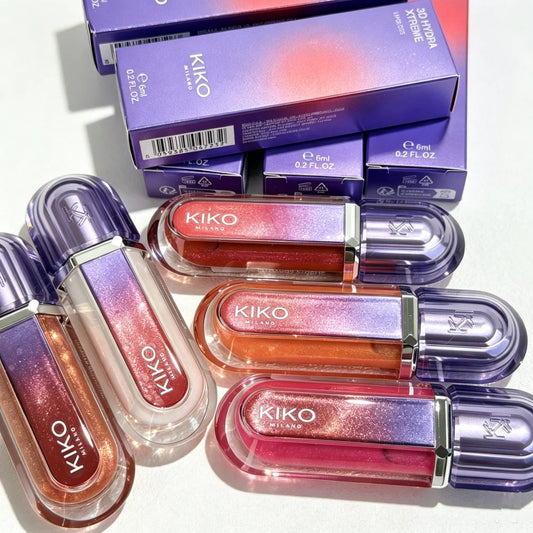 Nuovo KIKO MILANO Edizione Limitata Lucidalabbra 3D Hydra Effetto Volumizzante, Glaze per Labbra Effetto Specchio Trasparente, Rossetto a Lunga Durata, Cosmetico Idratante Naturale