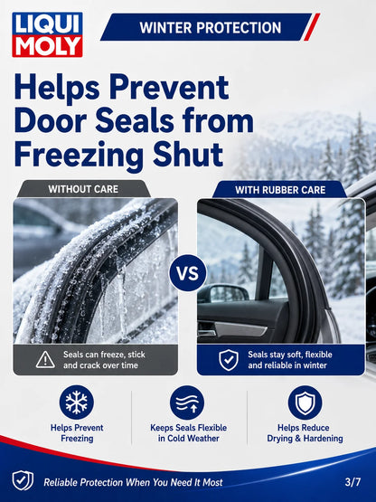 LIQUI MOLY 21926 Stick per la Cura della Gomma 75ml Senza Silicone, Protettore Antigelo per Guarnizioni di Porte, Finestrini e Tettuccio Auto