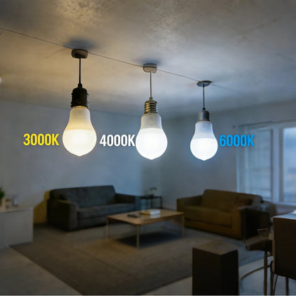 Lampadina intelligente regolabile a 3 temperature di colore CCT AC100-240V 3W 9W Lampadina LED GU10 MR16 E27 Luce spot Temperatura colore per l'illuminazione domestica