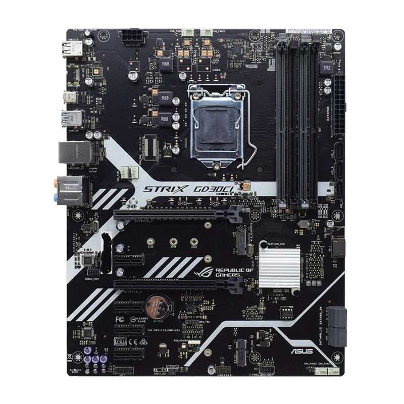 Scheda Madre ASUS ROG STRIX GD30CI H270 LGA1151 Compatibile con CPU i7 6700K 7700K i5 6500 7600 i3 6300 6100 6100T 4xDDR4 M.2 ATX