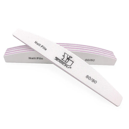 5 pz/lotto lima per unghie Mix Color Limas 80/100/150/180/240 grana professionale carta vetrata rimozione cuticole Buffer File Set di strumenti per Manicure