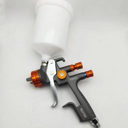 LVMP Pro RS8803 Pistola a spruzzo Ugello in acciaio inossidabile da 1,3 mm Pistola a spruzzo d'aria per vernice spray per auto Spruzzatore per vernice a base d'acqua