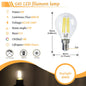 10 Lampadine LED E27 E14 B22 Stile Industriale Vintage, Retro Edison 8W 4W 6W 220V per Lampade a Filamento Incandescenti Edison