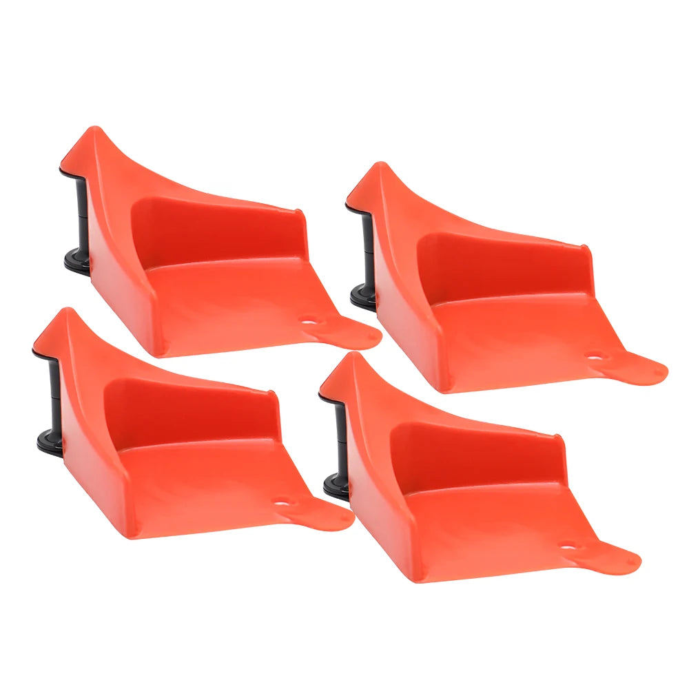 SPTA Set da 4 Guide per Tubi Auto, Cunei Antiscivolo per Pneumatici, Strumenti Anti-schiacciamento per Ruote