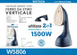 Ferro da stiro elettrico a vapore WETECH, serie W5801‑W5806, potenza massima 1200‑2200W, ideale per la stiratura dei capi, con funzione di autopulizia, controllo del vapore regolabile, piastra in acciaio/ceramica/antisciv
