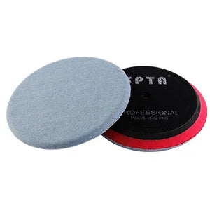 (Vendita singola) SPTA 5 pollici (125mm) Premium Denim Pad rimozione buccia d'arancia tampone per lucidatura auto per piastra di supporto lucidatrice per auto
