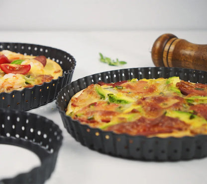 5/8/9 pollici Tortiera Perforata PIZZA Pan Antiaderente Torta Alla Frutta Stampi Per Torte Teglia Fondo Teglia Da Forno Bakeware Strumenti