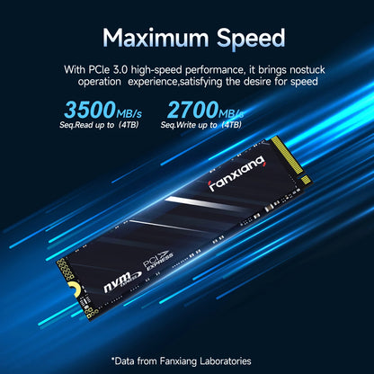 [Spedizione UE/USA] Fanxiang S501Q SSD M.2 da 3500MB/s, Disco Rigido da 512GB/1TB, PCIe 3.0 NVMe, Unità a Stato Solido Interna per Laptop e PC