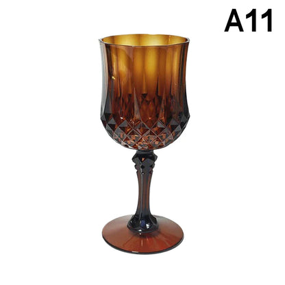 1Pc 220ml Bicchieri Da Vino Del Partito di Plastica Calice di Champagne Cocktail Flauti Tazza Calice di Birra Tazze di Whisky per Banchetti Matrimonio Tostatura