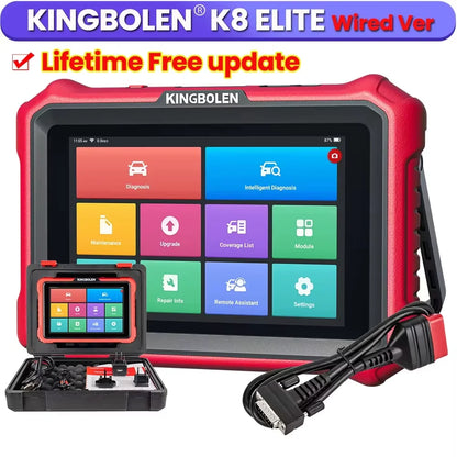 Nuovo KINGBOLEN K8 PRO / K8 ELITE 2026: Strumento Diagnostico Auto OBD2 Scanner Completo con 34+ Funzioni di Reset, Codifica ECU e Aggiornamenti Gratuiti
