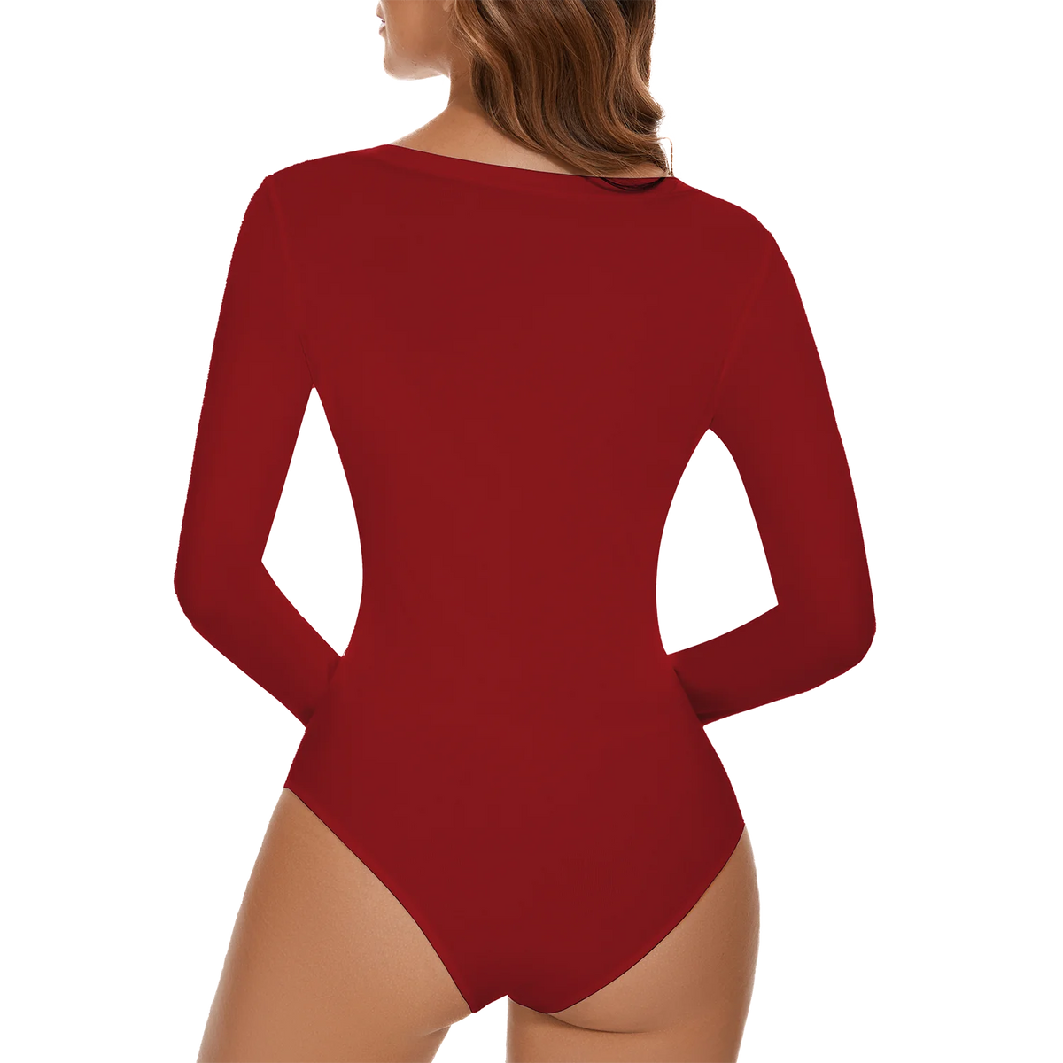 Tuta con scollo a V profondo tuta da donna a maniche lunghe Shapewear Shaper Lady Sexy uscire top abiti per il corpo vestiti caldi femminili autunno inverno