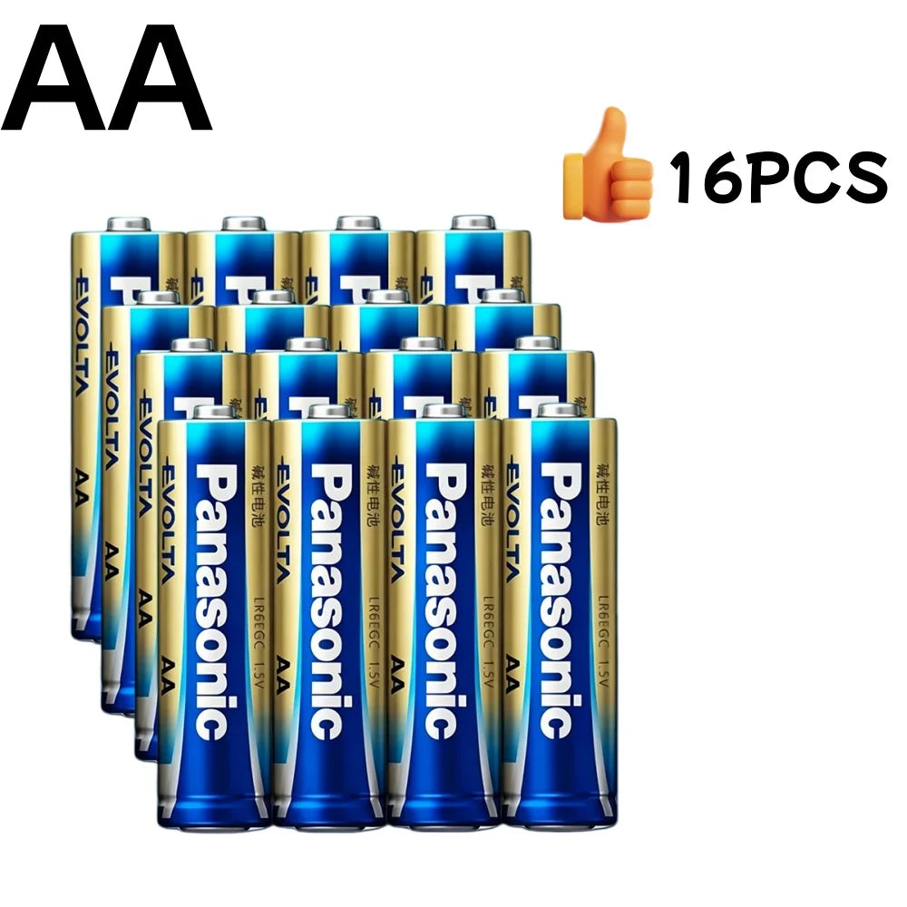 Batterie alcaline Panasonic 1,5 V AA AAA per serrature intelligenti, LR6 LR03, da 4 a 40 pezzi, durata 10 anni, antigoccia, alta durata