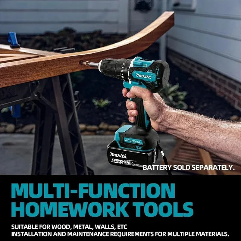 2026 Makita DDF487 Trapano Avvitatore Elettrico a Batteria Brushless 18V per Sistema di Batterie Makita 18V