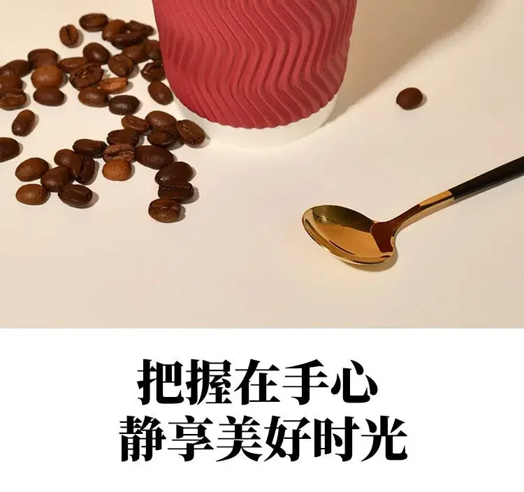 20 set di bicchieri di carta usa e getta colorati, onde di carta ondulata, antiscottatura, tazze da tè al latte, tazze da caffè confezionate da asporto con coperchio