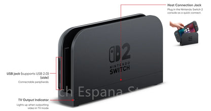 Nintendo Switch 2 Console Portatile per Videogiochi 7,9 Pollici 120 Hz con Joy-Con 2 HDR, Modalità TV Magnetica, Console Portatile