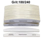 50/100 Pz Lime per unghie professionali in legno 180/240 Buffer 100/180 Grigio Barca Legno Carta vetrata Blocco Gel Lucidatore Levigatura Lime per unghie