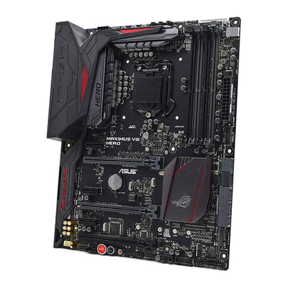 Scheda madre ASUS MAXIMUS VIII HERO, compatibile con CPU I7 6700K, 7700K, 7700, I5 6500, 7600, I3 6300, 6100, 4×DDR4 3733MHz, M.2, Z170.