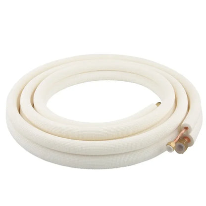 2/3/4/5/7 metri condizionatore d'aria tubo di rame bobina 1/4 ''1/2" schiuma isolata estensione refrigerante con dadi per 6x12 1.5-2HP