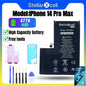 Batteria StellarXcell Ultra per iPhone, Spedita dalla Germania, per iPhone 7 8 X XR XS XSMAX 11 12 13 14 15 Mini Plus Pro Promax, Batteria ad Alta Capacità, Batteria di Alta Qualità, Batteria Sostitutiva per iPhone con Stru