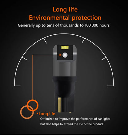 OSRAM LED T10 6000K W5W 194 LEDriving SL Advance 6000K Bianco Lampadine da lettura per auto Lampade per porte Luce interna 12V 1.5W 2980CW, Coppia