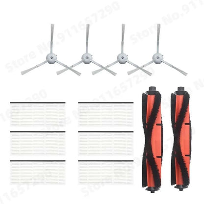 Spazzola principale/laterale Filtro HEPA Mop Panno Scatola per la polvere Sacchetto per la polvere per XiaoMi Lydsto R1 / R1A / R1 Pro / S1 Parti per aspirapolvere robot