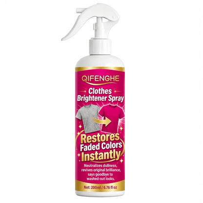 QIFENGHE Spray Lucidante per Vestiti, Rinnovatore del Colore per Indumenti Sbiaditi, Anti-Sbiadimento, 200ml