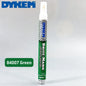 DYKEM BRITE-MARK Pennarello Permanente Medio, Penna Industriale a Rapida Asciugatura per Metallo, Plastica, Gomma, Vetro, Legno