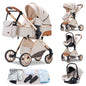Passeggino 3 in 1 Passeggino multifunzionale Facile da viaggio pieghevole Seggiolino di sicurezza per carrozzina portatile Standard UE Spedizione gratuita