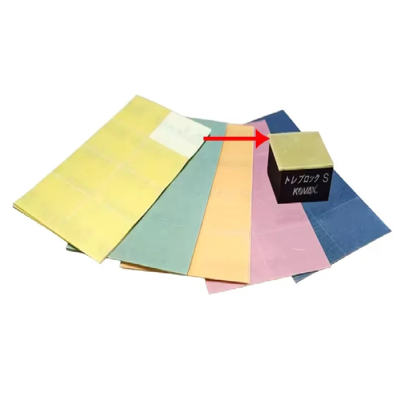 Set di Carta Abrasiva per Lucidatura Auto KOVAX Giapponese, 8 Pezzi, Grana 800-3000, Fogli Abrasivi per Riparazione Vernice e Finitura Liscia