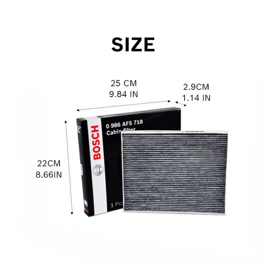 Filtro dell’aria per motore Bosch AF5718, compatibile con Hyundai Elantra, Tucson, ix30, ix35, Sonata, Ioniq e con Kia Sportage, Niro, Ceed [codice originale: 971332E260].