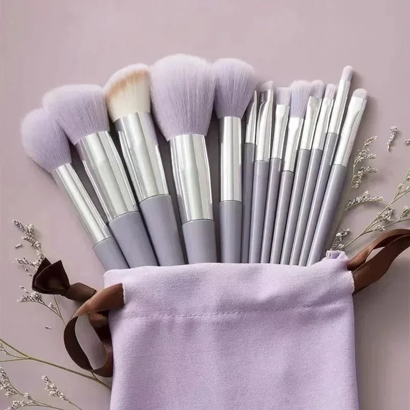 3/13/22pcs Pennelli per trucco professionale Set di strumenti Kit di strumenti per pennelli per trucco per ombretto Eyeliner Pennelli per cosmetici Maquiagem