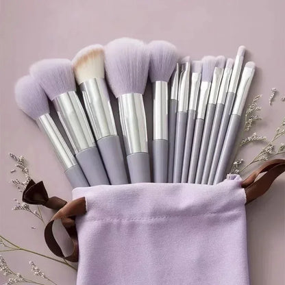 3/13/22pcs Pennelli per trucco professionale Set di strumenti Kit di strumenti per pennelli per trucco per ombretto Eyeliner Pennelli per cosmetici Maquiagem