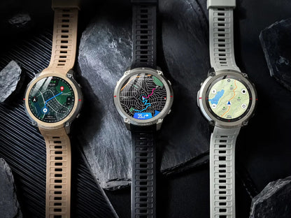 2026 NUOVO Smartwatch con Mappe Offline per Uomo, Display AMOLED HD da 1,43 Pollici, GPS Esterno Integrato, Bussola, Altimetro, Impermeabile 5ATM, Orologio Sportivo per Nuoto, Ciclismo e Corsa
