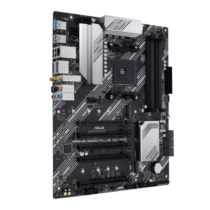 Scheda Madre ASUS PRIME B550-PLUS AC-HES AM4 AMD B550 ATX Dual M.2 Supporto CPU Ryzen 4300 Ryzen 5600 Ryzen 4700 Ryzen 5700