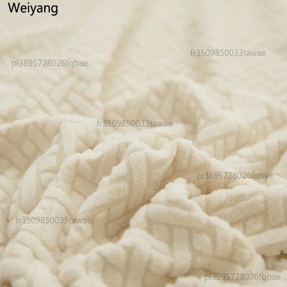 Copridivano Elastico Jacquard per Soggiorno, Fodere Elasticizzate in Pile Polare, Protezione per Poltrona, Divano a L 1/2/3/4 Posti per Casa