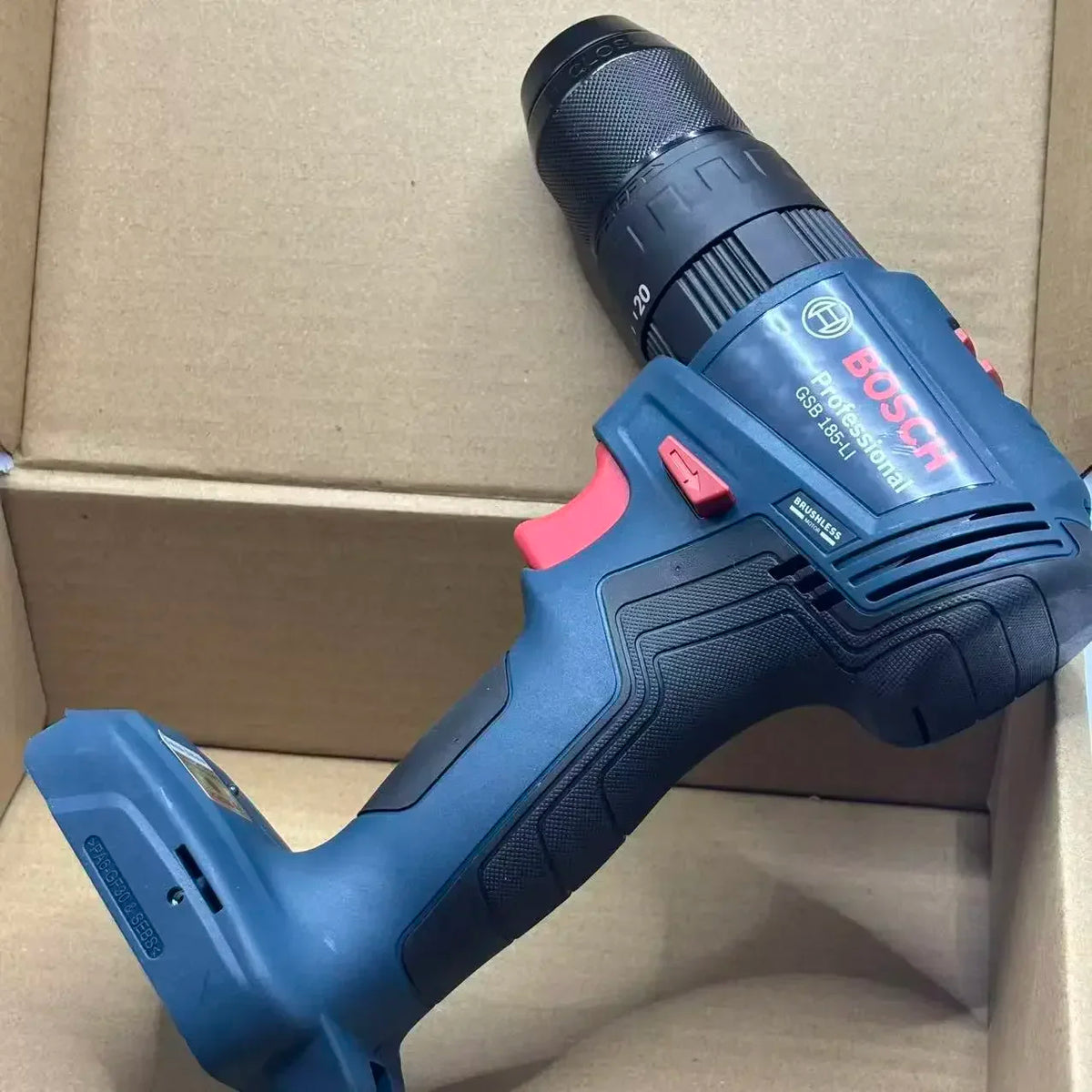 BOSCH GSB 185-LI Trapano a Percussione Senza Spazzole 18V, Avvitatore Elettrico Multifunzione, Utensile Elettrico GSB185-LI