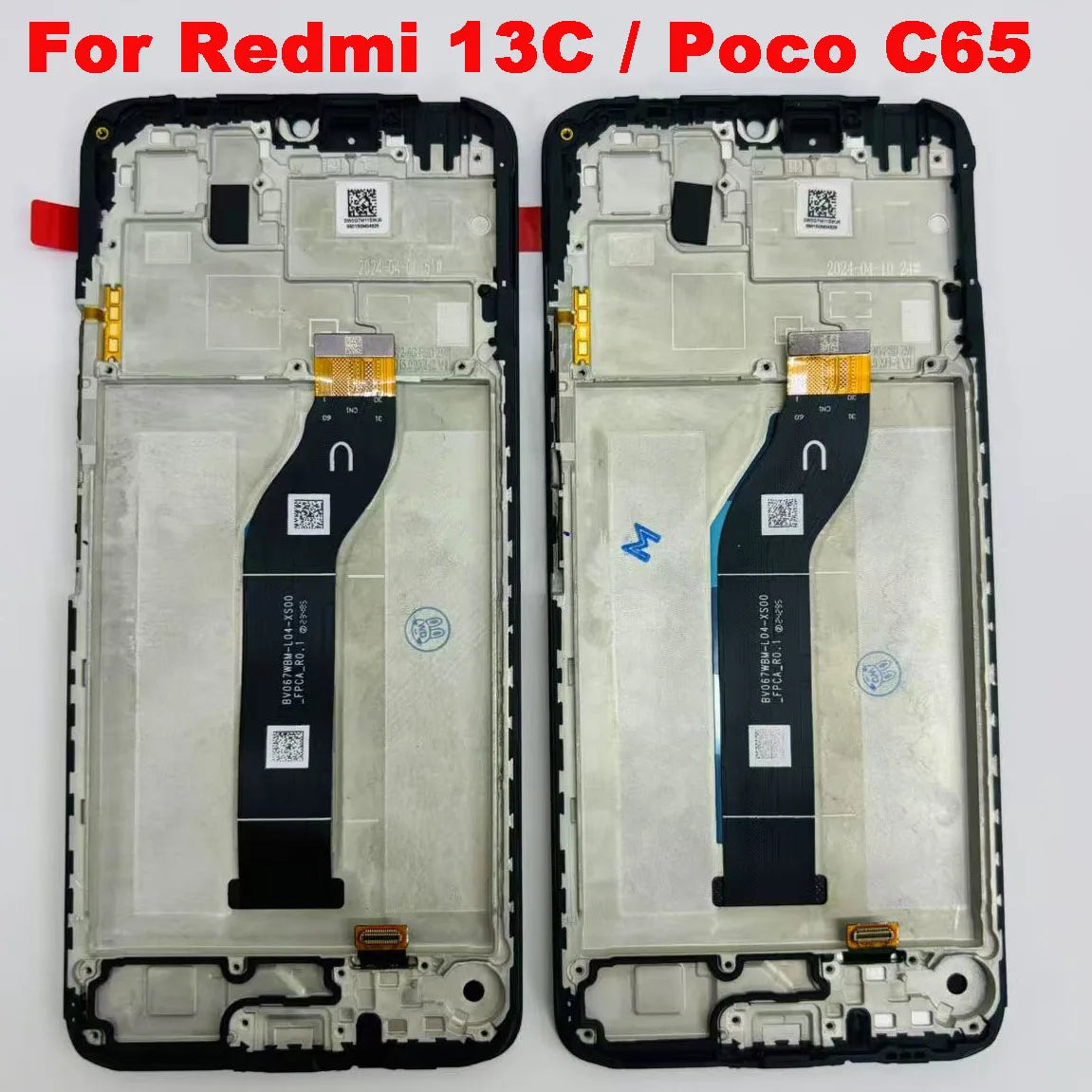 6.74 '' Nuovo Originale Per Xiaomi Redmi 13C 4G 5G Poco C65 Display LCD Touch Screen Digitizer Telaio Per Xiaomi Poco M6 5G parti LCD
