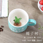 Tazze in ceramica da 400 ml Creativo simpatico cartone animato Stereo Animale Tazze da caffè al latte Coppia tazze di acqua potabile per la casa