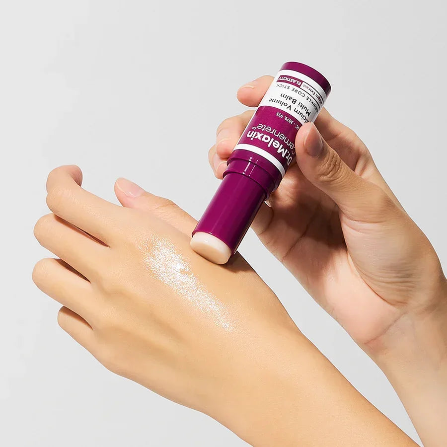 Dr. Melaxin Cemenrete Calcium Volume Multi Balm | Balsamo Multifunzionale Anti-Età | Complesso di Collagene + Elastina + Calcio | Occhiaie, Rughe e Perdita di Volume | K-Beauty | 9g