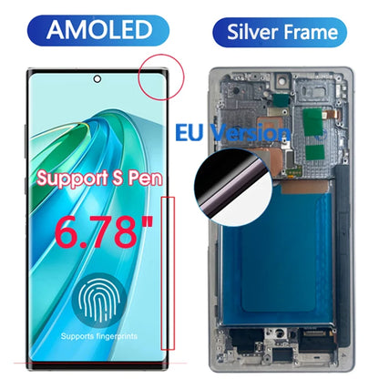 NUOVO Display AMOLED Per Samsung Galaxy S25 Ultra 5G Display LCD Touch Screen Digitizer Assembly Per Samsung S25 Ultra Display