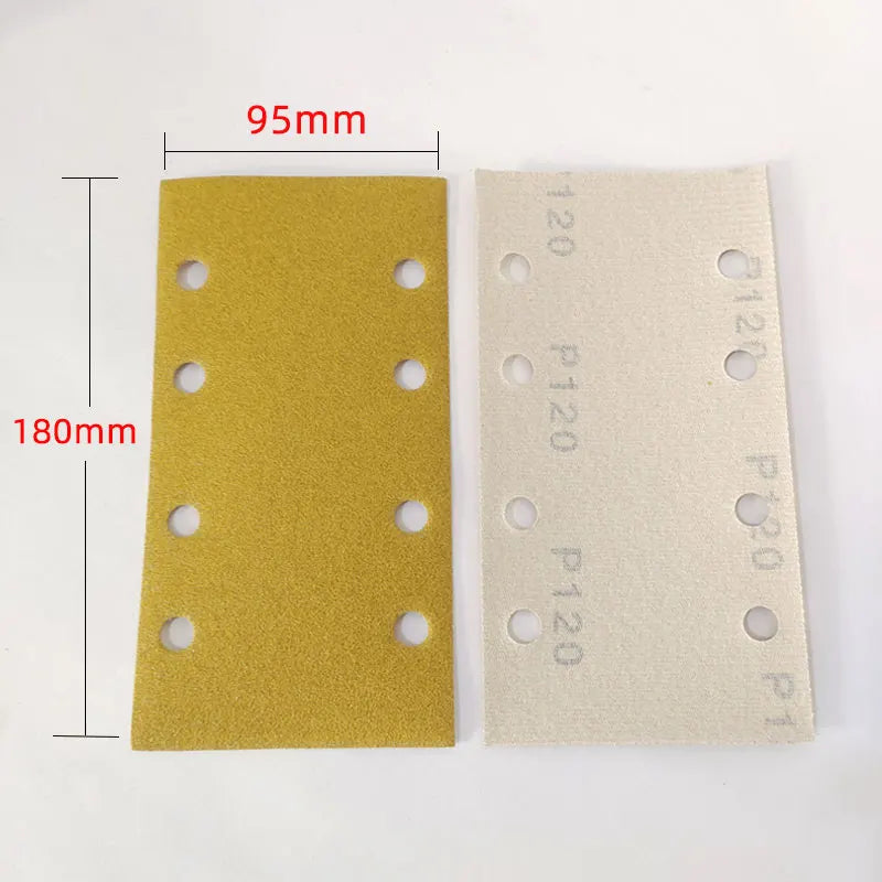 Festool Levigatrici Smerigliatrice Carta Vetrata 95x180mm Foglio di floccaggio autoadesivo rettangolare con gancio giallo per la molatura