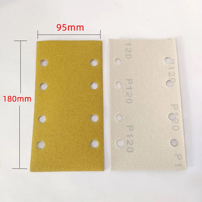 Festool Levigatrici Smerigliatrice Carta Vetrata 95x180mm Foglio di floccaggio autoadesivo rettangolare con gancio giallo per la molatura
