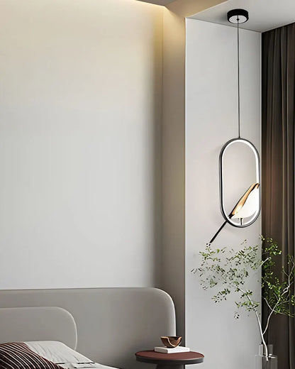 Lampade a sospensione a LED per uccelli gazza girevoli per interni per sala da pranzo AC85-265V Lampade a sospensione per camera da letto sospese con cavo da 1,5 m