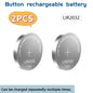 Batteria al Litio Ricaricabile LIR2032 LIR2025 LIR2016, Sostitutiva per Pile a Bottone CR2032 CR2025 CR2016 per Orologi