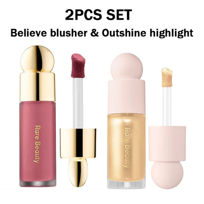 Rare Beauty Face Contour Liquid Bronzer Soft Pinch Liquid Blush Positive Light Luminizer Cosmetici Trucco Worth Joy Blush