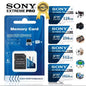 Scheda Micro SD originale Sony, scheda di memoria SD ad alta velocità da 128GB U3 V60, schede TF Flash per telefono, fotocamera, PC, 1024GB 512GB 256GB 64GB