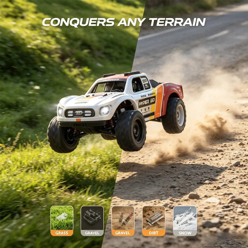 Auto RC MJX Hyper GO 14211, 75km/h, 1/14, 2.4G, Camion Telecomandato, 4WD, Fuoristrada, Veicolo da Corsa ad Alta Velocità, RTR Wltoys