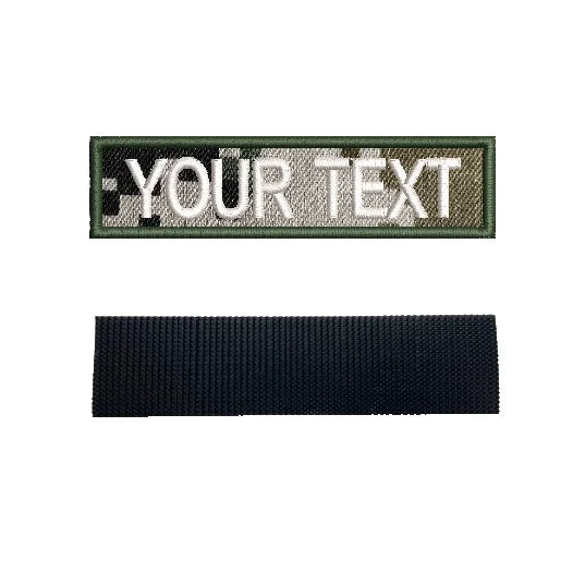 Etichette con nome ricamate, patch personalizzate con nome, da applicare a caldo, da cucire o con gancio, per uniformi e camicie da lavoro. Scegli i tuoi colori.